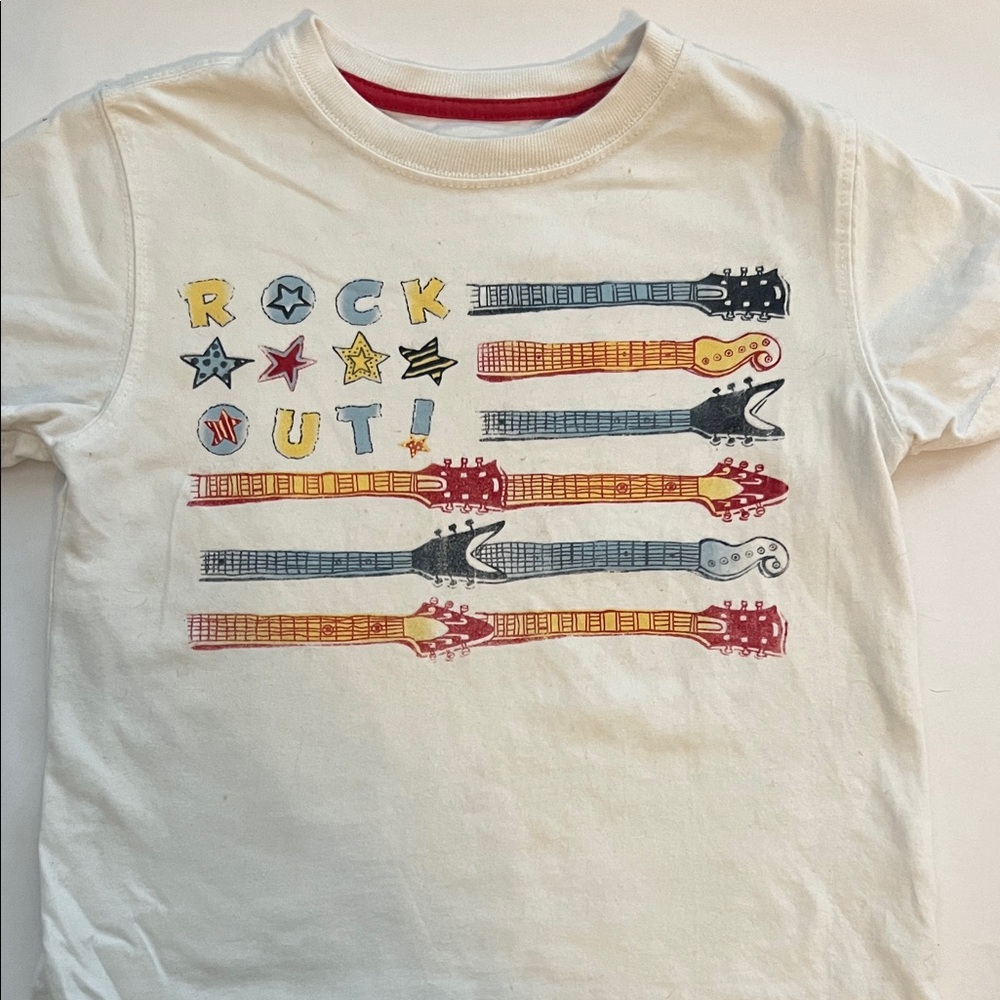 GAP Kids Rock Out Graphic Tee - Cream